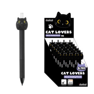 I-TOTAL   Bleistift Never Ending XL2070A   black Cat