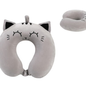 I-TOTAL   Reisekissen         30x30x10cm XL2184C   Cat grey