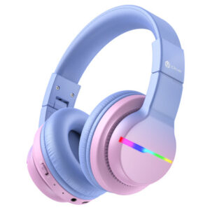 ICLEVER   Headphones Kids BT LED C031702N2 74/85/94 dB, 55h Gradient Pink