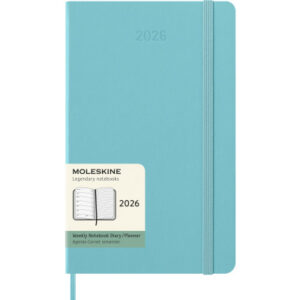 MOLESKINE Agenda Classic Large      2026 999276409 1W/1S aquamarin HC     13x21cm
