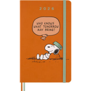 MOLESKINE Agenda Peanuts Large      2026 999277147 1W/2S orange HC        13x21cm