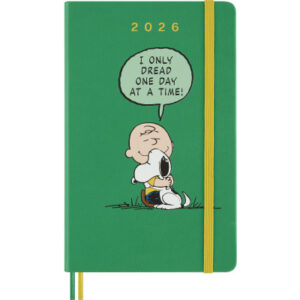 MOLESKINE Agenda Peanuts Large      2026 999277154 1T/1S grün HC          13x21cm