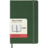 MOLESKINE Agenda Classic Pocket     2026 HK1512DC2 1T/1S myrtengrün HC     9x14cm