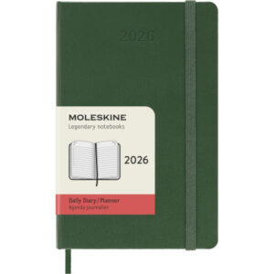 MOLESKINE Agenda Classic Pocket     2026 HK1512DC2 1T/1S myrtengrün HC     9x14cm