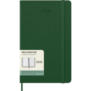 MOLESKINE Agenda Classic Large      2026 HK1512WN3 1W/1S myrtengrün HC    13x21cm
