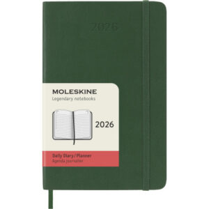 MOLESKINE Agenda Classic Pocket     2026 SK1512DC2 1T/1S myrtengrün SC     9x14cm
