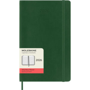 MOLESKINE Agenda Classic Large      2026 SK1512DC3 1T/1S myrtengrün SC    13x21cm