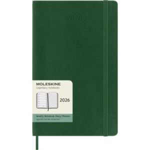 MOLESKINE Agenda Classic Large      2026 SK1512WN3 1W/1S myrtengrün SC    13x21cm