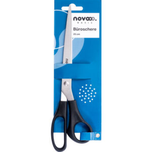 NOVOOO    Büroschere                25cm E-131111  für Rechtshänder, schwarz
