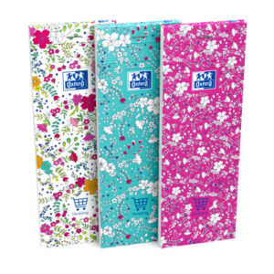 OXFORD    Shopping Planer ForMe 7.4x21cm 400111054 3 Designs, liniert 90g 4 Blatt