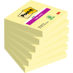 POST-IT   SuperSticky Notes      76x76mm 6546SSCY  gelb                6x90 Blatt