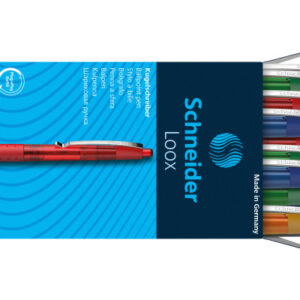 SCHNEIDER Kugelschreiber Loox      0.5mm 135580    4 Farben assortiert   20 Stück