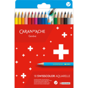 CARAN D'A Farbstifte Swisscolor 1285.818  assortiert            18 Stück
