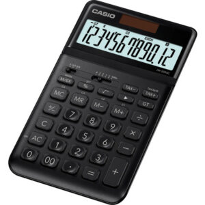 CASIO     Tischrechner JW200SCBK 12-stellig             schwarz