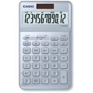 CASIO     Tischrechner JW200SCBU 12-stellig                blau