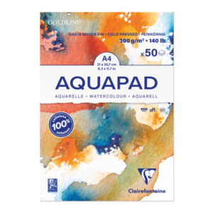 CLAIREFON Aquarell Zeichenblock       A4 975721C   naturweiss, MF, 300g  50 Blatt