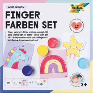FOLIA     Fingerfarben Sweet Rainbow 48211     5 Farben