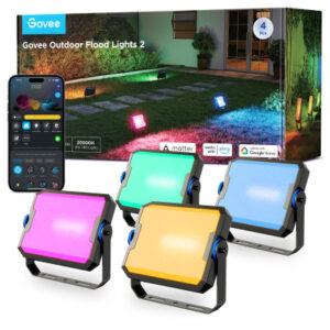 GOVEE     LED Smart Flutlichter   4 Stk. H8057C11  Outdoor