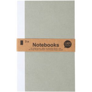 I AM CREA Notizbuch                   A6 4005.12   braun, 60 Seiten       3 Stück
