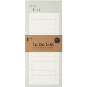 I AM CREA To Do Liste             9x21cm 4005.37   grün                  80 Blatt