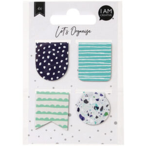 I AM CREA Buchzeichen Let`s Organize 4035.03   magnetisch, 4 assortiert