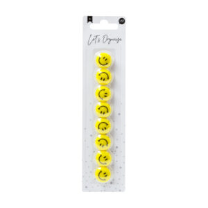 I AM CREA Magnet Smilies  Let`s Organize 4035.65   20mm                   8 Stück