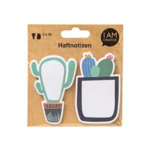 I AM CREA Sticky Notes 4086.84   Kakteen               60 Blatt