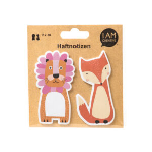 I AM CREA Sticky Notes 4086.87   Tiere                 60 Blatt