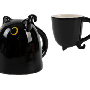 I-TOTAL   Tasse Up & Down          300ml XL2518    Cat black