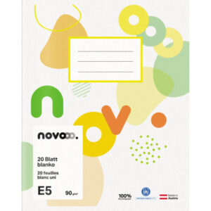 NOVOOO    Schulheft                   E5 729765    blanko                     90g