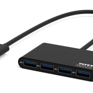 PORT      USB Hub 4-ports USB 3.0 900121    black