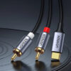 UGREEN    Audio Cabel with Chip 1.5m 20193 BB  USB-C Male to 2xRCA Male – Bild 4