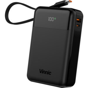 VINNIC    DAMAVAND 2 PB,65W VPPB-HV65 PD, 20k mAh,Built-in-Cables