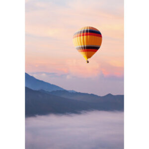 ABC       Glückwunschkarte Blanko     B6 51803     Heissluftballon