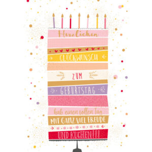 ABC       Geburtstagskarte            A4 53943     Torte