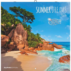 ALPHA EDI Bildkalender              2026 160300    Summer Dreams ML       30x30cm