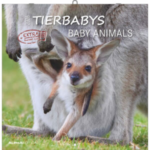 ALPHA EDI Bildkalender              2026 160341    Tierbabys ML           30x30cm