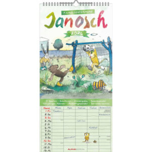 ALPHA EDI Familienplaner Janosch    2026 160585    1M/1S ML 5 Spalten     22x45cm