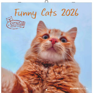 ALPHA EDI Bildkalender              2026 160939    Funny Cats ML          30x30cm