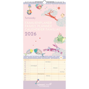 ALPHA EDI Familienplaner Turnowsky  2026 360411    1M/1S ML 5 Spalten     22x45cm