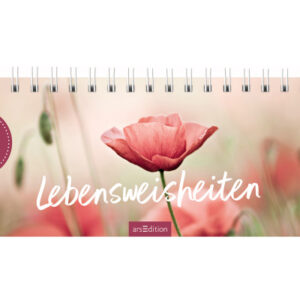 ARS EDITI Tischkalender             2026 13571     Lebensweisheit DE  29.7x11.5cm