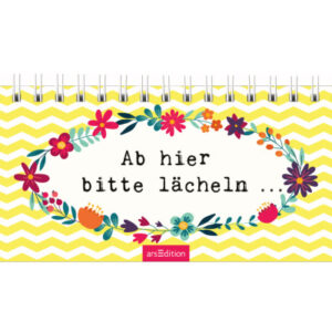 ARS EDITI Tischkalender             2026 13577     Bitte lächeln DE   29.7x11.5cm