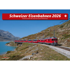 CALENDARI Bildkalender              2026 36205199  Eisenbahnen ML       31.5x23cm
