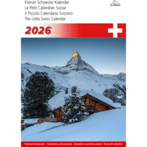 CALENDARI Bildkalender              2026 36205366  Schweiz klein ML     14.8x22cm