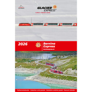 CALENDARI Bildkalender              2026 36205380  Bernina / Glacier ML 14.8x22cm