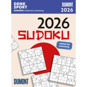 DUMONT    Sudoku mittel-schwierig   2026 260714    DE                 11.8x15.9cm