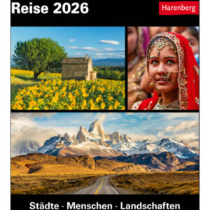 HARENBERG Abreisskalender           2026 210500026 Reise DE           15.4x16.5cm