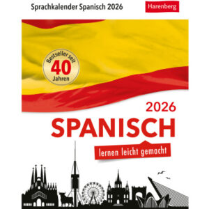 HARENBERG Abreisskalender           2026 211110026 Spanisch DE, ES      12.5x16cm