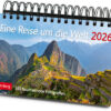 HARENBERG Tischkalender             2026 276390026 Reise um die Welt DE   23x17cm