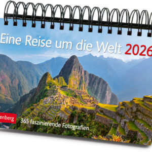 HARENBERG Tischkalender             2026 276390026 Reise um die Welt DE   23x17cm